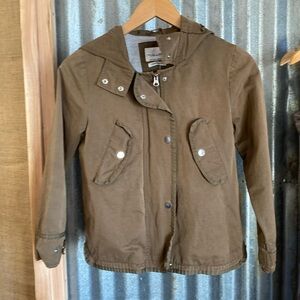Zara girls hooded jacket
